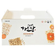 하효맘 감귤과즐 4p + 보리과즐 3p + 감귤칩과즐 3p 미니혼합 선물세트 306g, 1세트