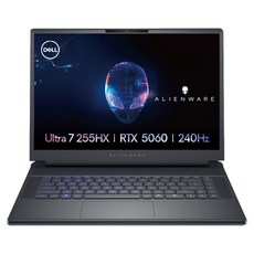 델 2025 에일리언웨어 AREA 51 16 코어Ultra7 인텔 14세대 지포스 RTX 5060, Liquid Teal, 1TB, 16GB, WIN11 Home, DAA16250-WH01KR