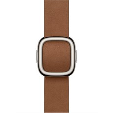 Apple 정품 2025 애플워치 모던 버클, 카라멜, 1개, 42mm, Medium