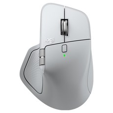 로지텍 MX MASTER 4 FOR MAC 무선마우스, 910-007580, 화이트 실버