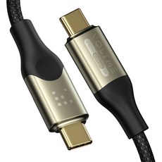 볼트미 UTRON USB4 8K 40Gbps 240W C타입 초고속 충전 케이블, 혼합색상, 1개, 1.2m