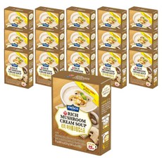 오뚜기 리치 머쉬룸크림 컵스프 3p, 72g, 16개