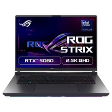 ROG 2025 스트릭스 G16 코어Ultra9 인텔 14세대 지포스 RTX 5060, EclipseGray, 1TB, 32GB, WIN11 Home, G615LM-S5168W