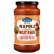 폰타나 나폴리 토마토 미트 라구 파스타소스, 1개, 600g