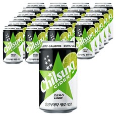 칠성사이다 제로 라임, 355ml, 24개