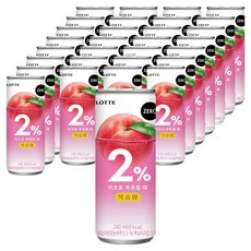 이프로 부족할때 복숭아 제로, 240ml, 30개