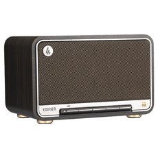 에디파이어 D32 탁상 무선 블루투스 스피커 60W, EDF100080, 블랙 월넛