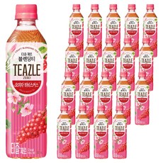 티즐 제로 오미자 히비스커스, 500ml, 20개