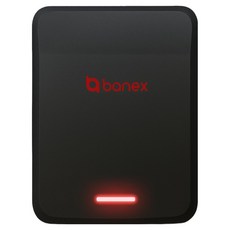 바넥스 무선 하이패스 단말기 BX400, USB케이블 + 일반거치대, 블랙
