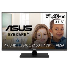 에이수스 4K UHD EYECARE 모니터, 71.46cm, VP327Q