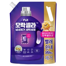 피지 모락셀라 빨래쉰내 냄새제거 실내건조 세탁세제 코튼향 리필, 2.3L, 1개