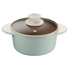 테팔 인덕션 세라믹 주물 아이콘 양수냄비, 18cm, 유칼립투스, 1개