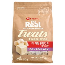 하림펫푸드더리얼 강아지 동결건조 트릿, 북어맛, 30g, 1개