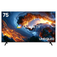 익스코리아 4K UHD QLED 구글 스마트TV, QNGE751UHD, 방문설치, 벽걸이형, 190cm(75인치)