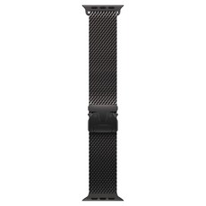 Apple 정품 애플워치 티타늄 밀레니즈 루프, 블랙, 49mm, Small, 1개