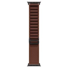 애플워치 알파인 루프, 버건디 / 블랙 티타늄, 49mm, Large
