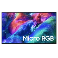 삼성전자 4K UHD Micro RGB TV, KMR75RH85AFXKR, 방문설치, 벽걸이형, 189cm(75인치)