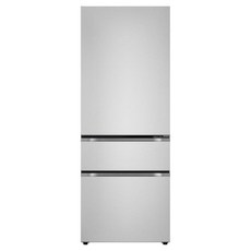 LG전자 디오스 AI 3도어 김치톡톡 Fit Max 386L 스탠드형 김치냉장고 방문설치, 오브제컬렉션 실버, Z386SVV261
