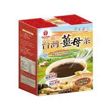 京工台灣薑母茶, 嚴選台灣老薑搭配黑糖熬製, 通過ISO 22000、HACCP、HALAL國際品保驗證, 10g, 3包, 1盒