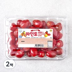 파인토 스테비아 핑크 대추방울 토마토, 500g, 2팩