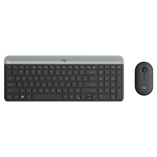 logitech 羅技 無線鍵盤滑鼠組 原廠保固, MK470, 石墨黑, 1組