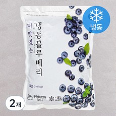 더맛있는 칠레산 블루베리 (냉동), 1kg, 2개