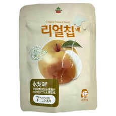 Ssalgwaja 米餅村 無添加寶寶水果脆片 水梨 7個月以上適用, 15g, 1包