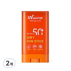 토니모리 유브이마스터 에어리즘 선스틱 SPF50+ PA++++, 2개, 20g