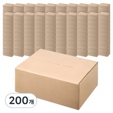 코멧 택배박스, 베이지, 200개 200개, 200 x 120 x 80 mm