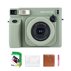Instax Wide 400+底片 40入+保護殼 透明+寬版相冊 隨機出貨+Mipen隨機出貨組, 1組, 單品