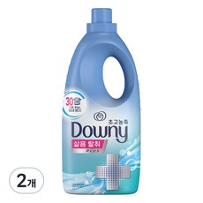 다우니 고농축 삶음 탈취 플러스 섬유유연제 본품, 2개, 2L