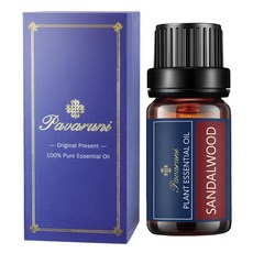 美國Pavaruni純單方檀香精油10ml，天然檀香木萃取，舒緩壓力、放鬆身心, 10ml, 1瓶