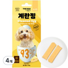 더독 강아지 계란찜 스틱 10p, 치즈, 150g, 4개