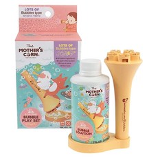 MOTHER'S CORN 兒童專用超多泡泡組 泡泡水200ml+吹泡泡吸管 3歲以上,1組