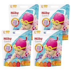 NUBY 游泳尿布褲 女童用 93095 12~17kg, XL, 12片