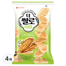 더쌀로 사르르 노가리 청양마요맛, 4개, 100g