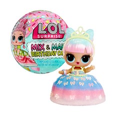 L.O.L Surprise 生日蛋糕Tots公仔 隨機出貨, 1個