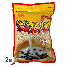 CHI-SHENG 耆盛食品 紅心波霸粉圓, 2個, 1個裝, 600g