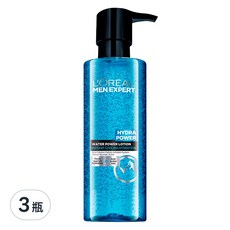 L'OREAL PARiS 巴黎萊雅 水能量保濕機能水, 清爽乳狀質地, 好吸收無負擔, 120ml, 3瓶