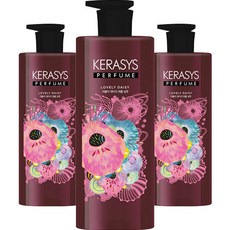도매365 러블리데이지 샴푸 케라시스 퍼퓸 일반샴푸, 600ml, 3개