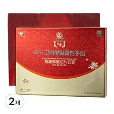 Kanggae 6年根高麗蜂蜜切片紅蔘, 2個