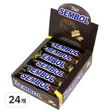 노브랜드  셈볼 누가 초코바 50g 24개 