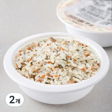 루솔 4단계 13개월 이상 한우 새송이 아기밥 407, 혼합맛(한우/새송이버섯), 180g, 2개