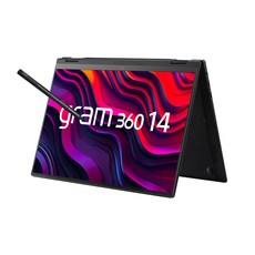 LG전자 2022 그램 360 14 코어i5 인텔 12세대, 옵시디안블랙, 256GB, 16GB, WIN11 Home, 14T90Q-GA56K