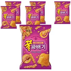 농심 꿀꽈배기, 90g, 6개