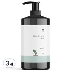 살림백서 오푼티아 앤 밤부 퍼퓸 샴푸 체리블라썸, 500ml, 3개