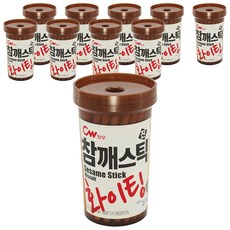 청우식품 참깨스틱 진, 85g, 10개