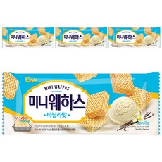 미니웨하스 바닐라, 4개, 80g