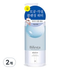 비페스타 미셀라 클렌징 워터 브라이트닝, 400ml, 2개