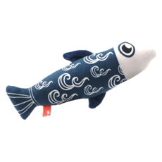 AmyCarol 魚仔系列 貓草玩具, 和風魚造型，天然貓草填充，柔軟舒適，貓咪互動玩具, 和風魚, 1個